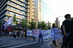 다시 한국교회100주년기념관으로 행진